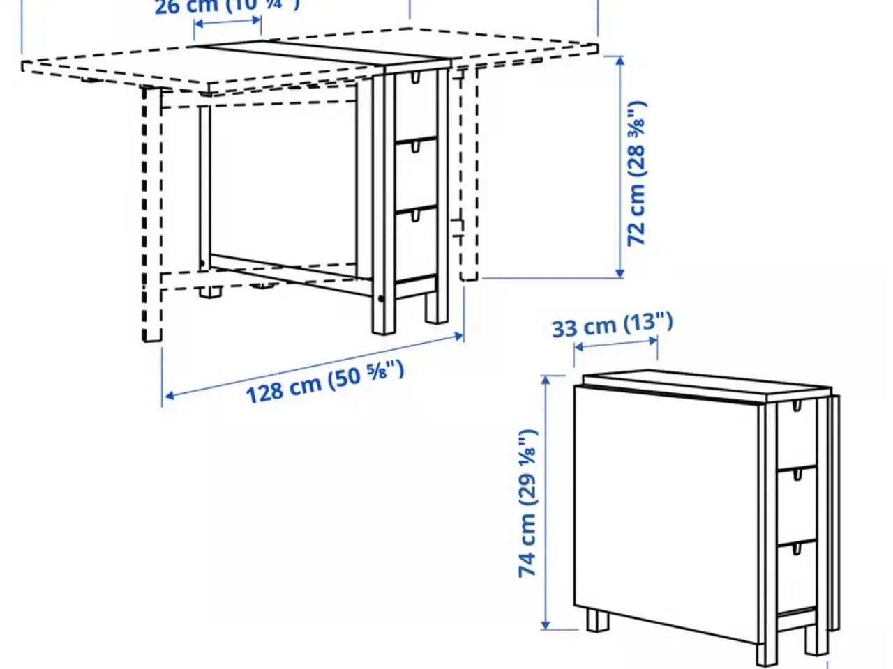 Billede 3 - Bord fra Ikead