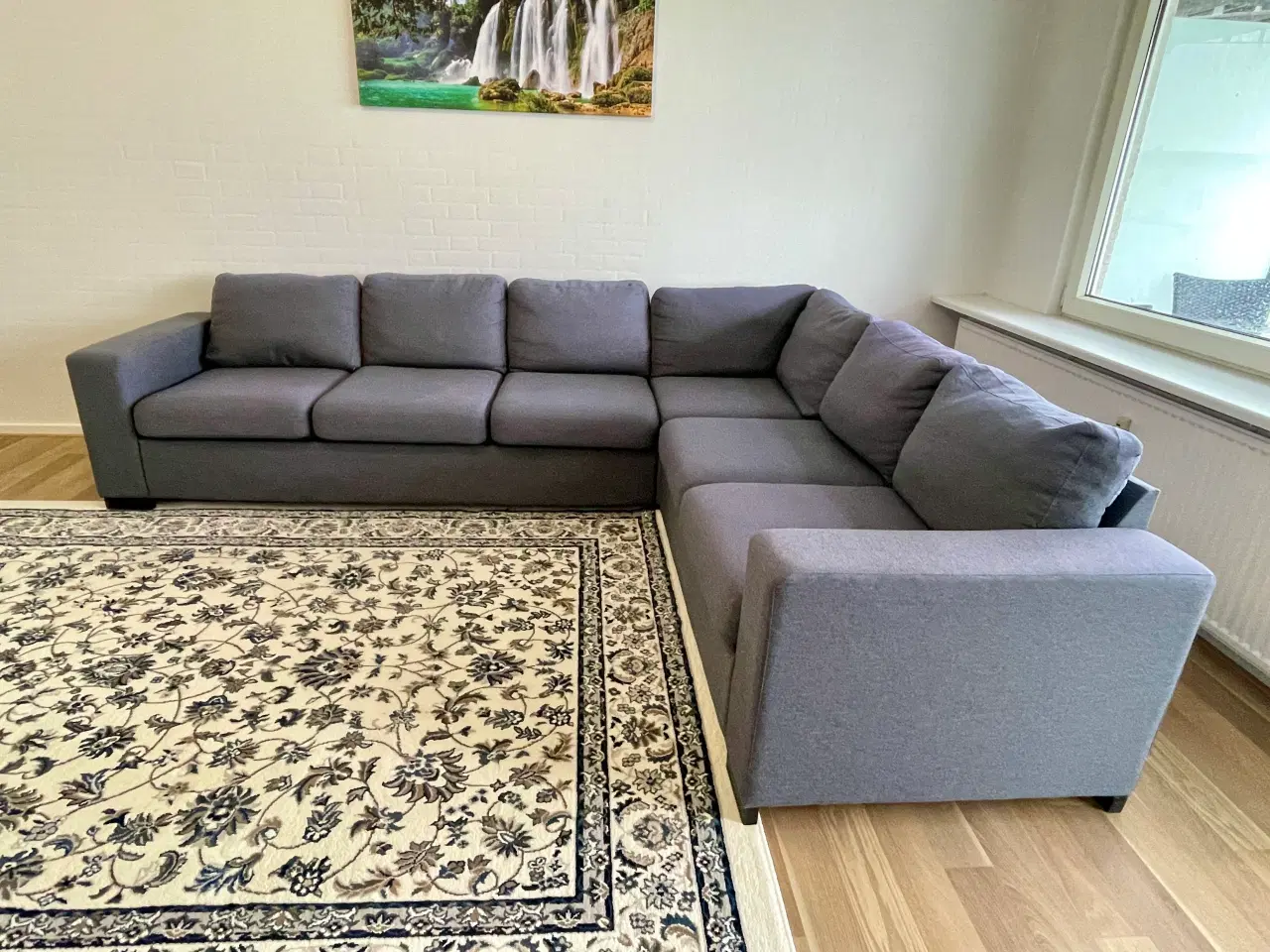 Billede 2 - Grå 5-personers hjørnesofa Selges!