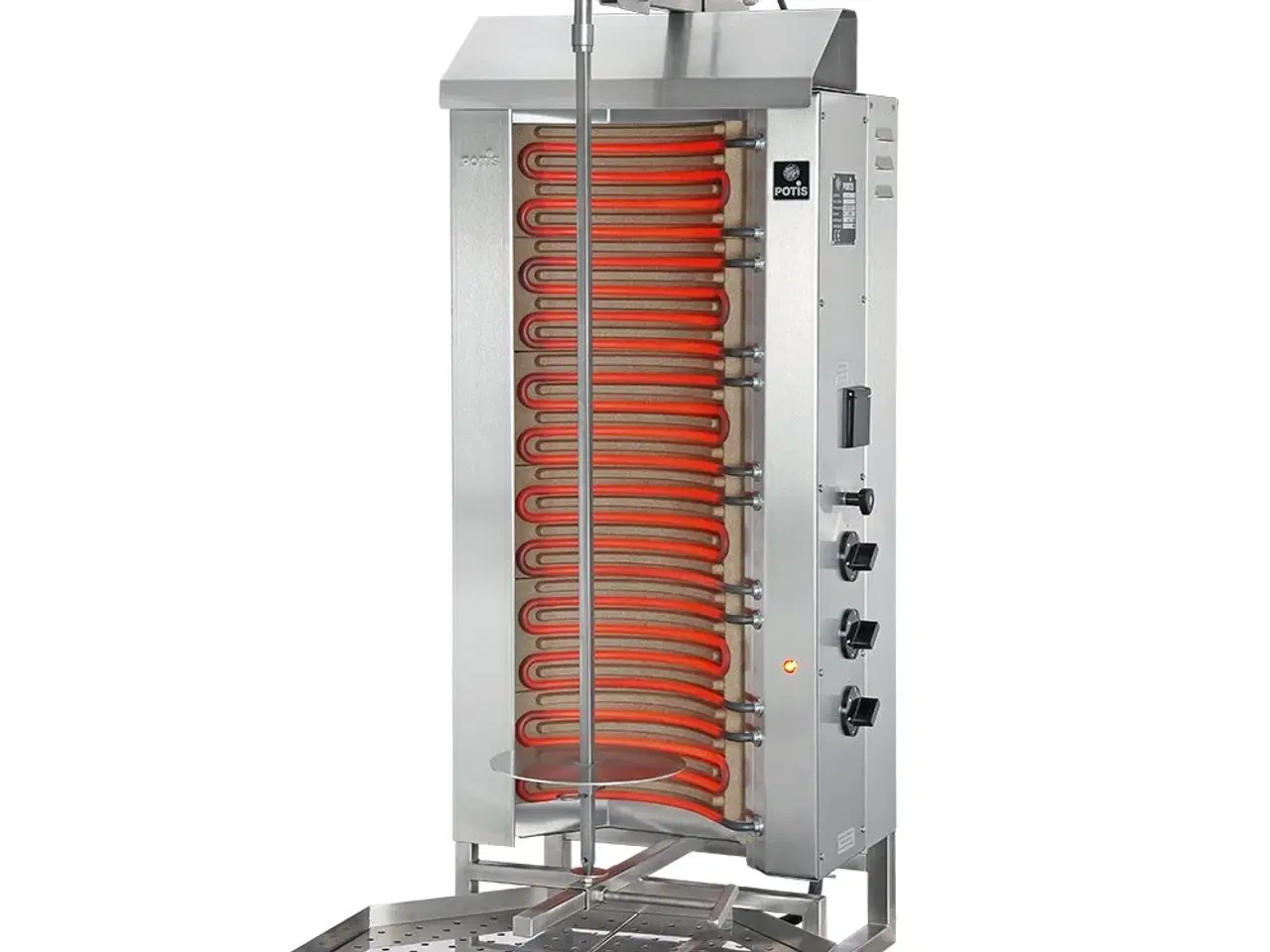 Billede 1 - Kebab & Shawarma grill til el – 50 kg kød