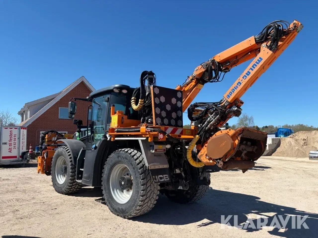 Billede 7 - Traktor JCB Fastrac med komplet MULAG klippeopsætning