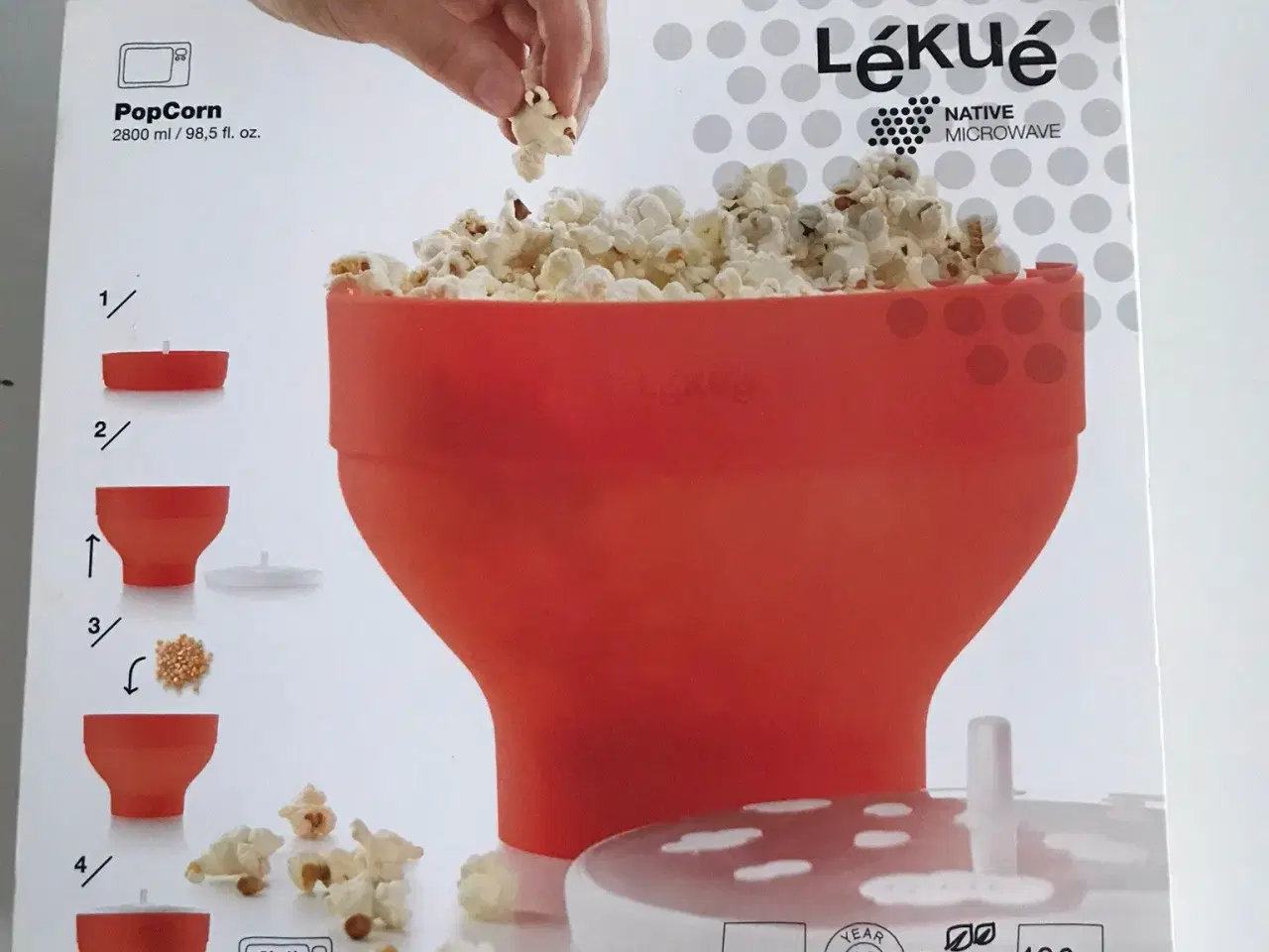 Billede 2 - Lekue popcornskål