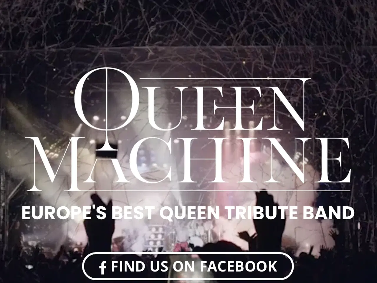 Billede 1 - Queen Machine koncertbillet