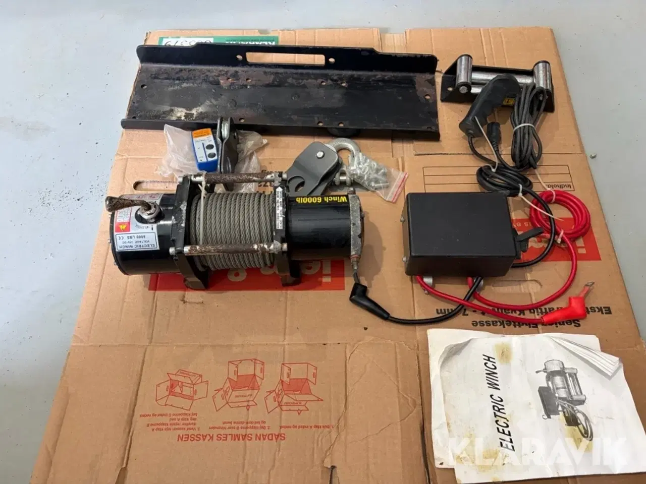 Billede 10 - El-spil / Elektrisk vinsch 6000 lb (komplet sæt) 6000 Electric Winch