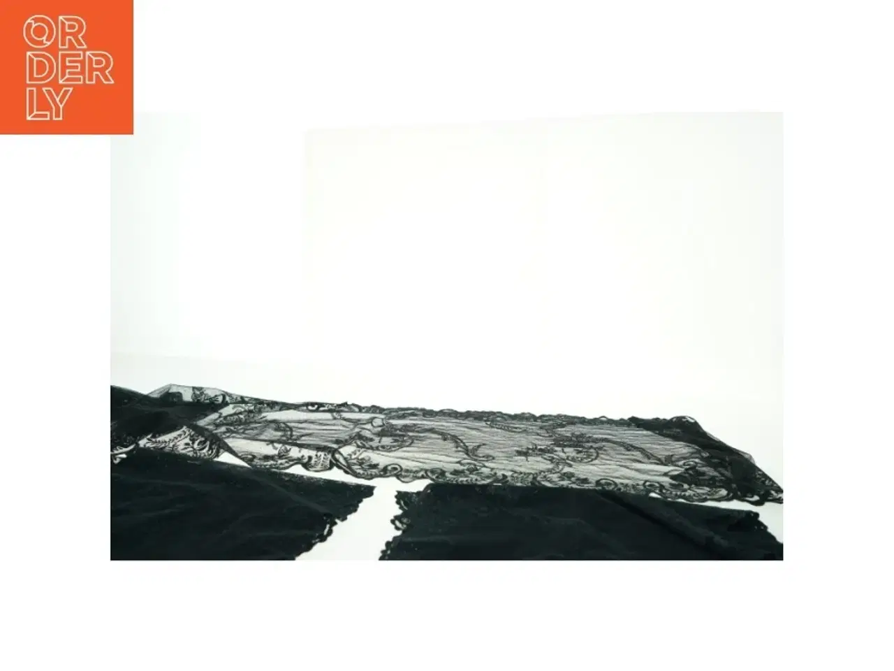 Billede 5 - 3 Sort blonder (str. 215x35 cm)