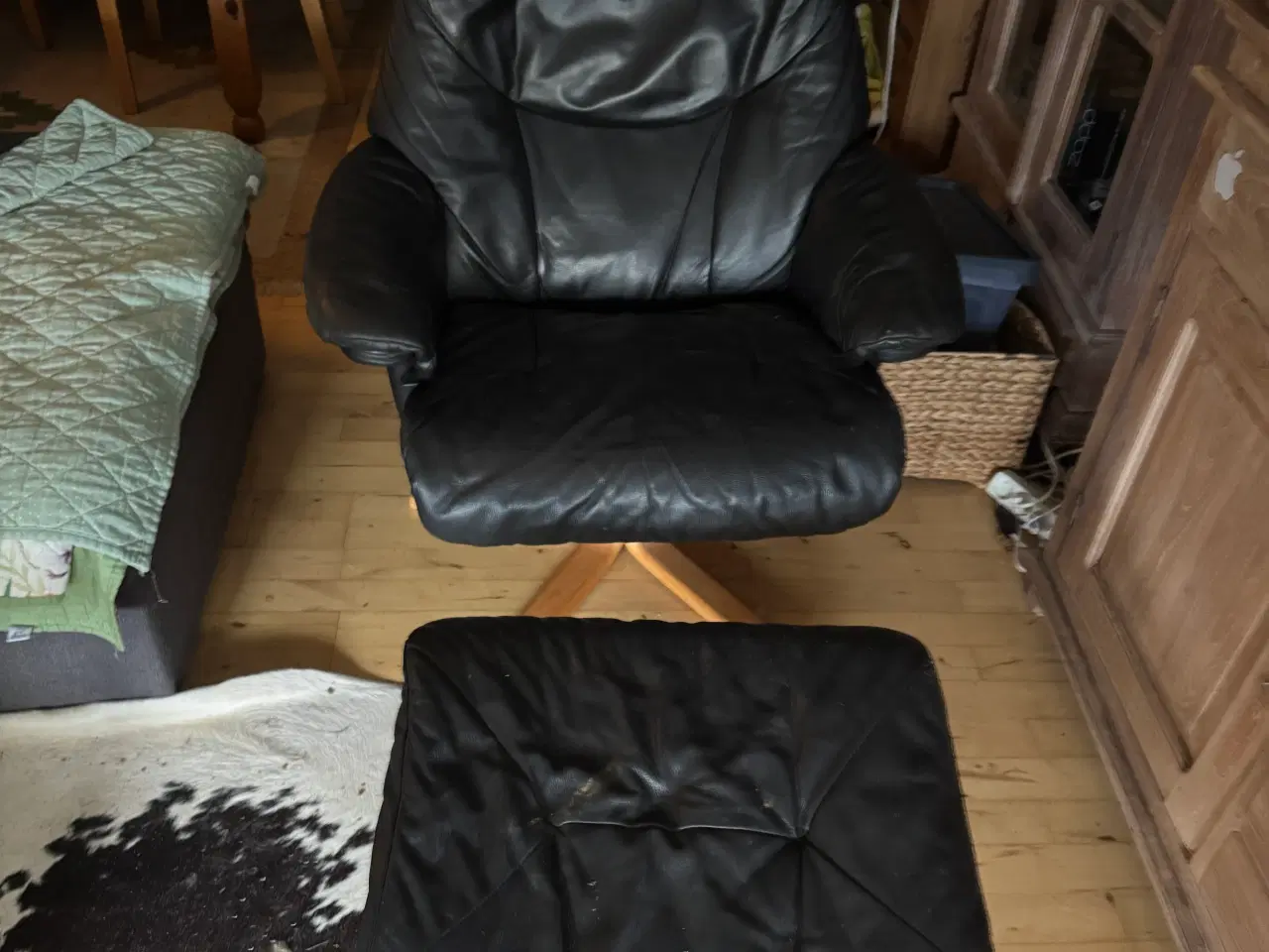 Billede 3 - Lænestol m Fodskamle