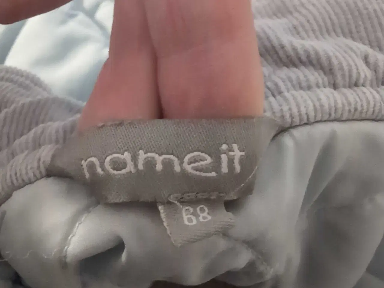 Billede 3 - Name it lyseblå jakke, størrelse 68