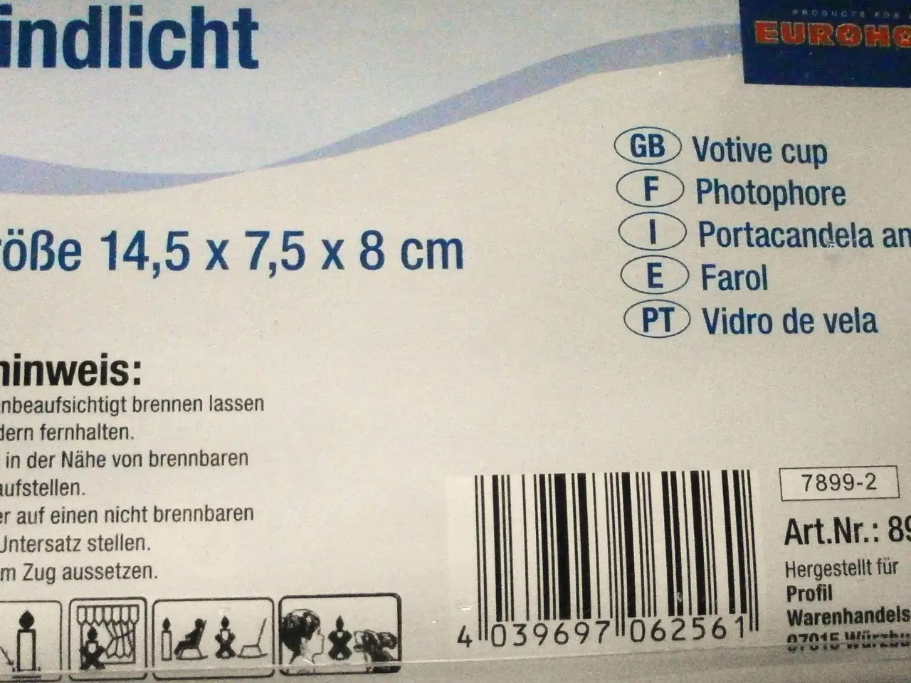 Billede 3 - NY LANTERNE(Windlicht) - hvid farve