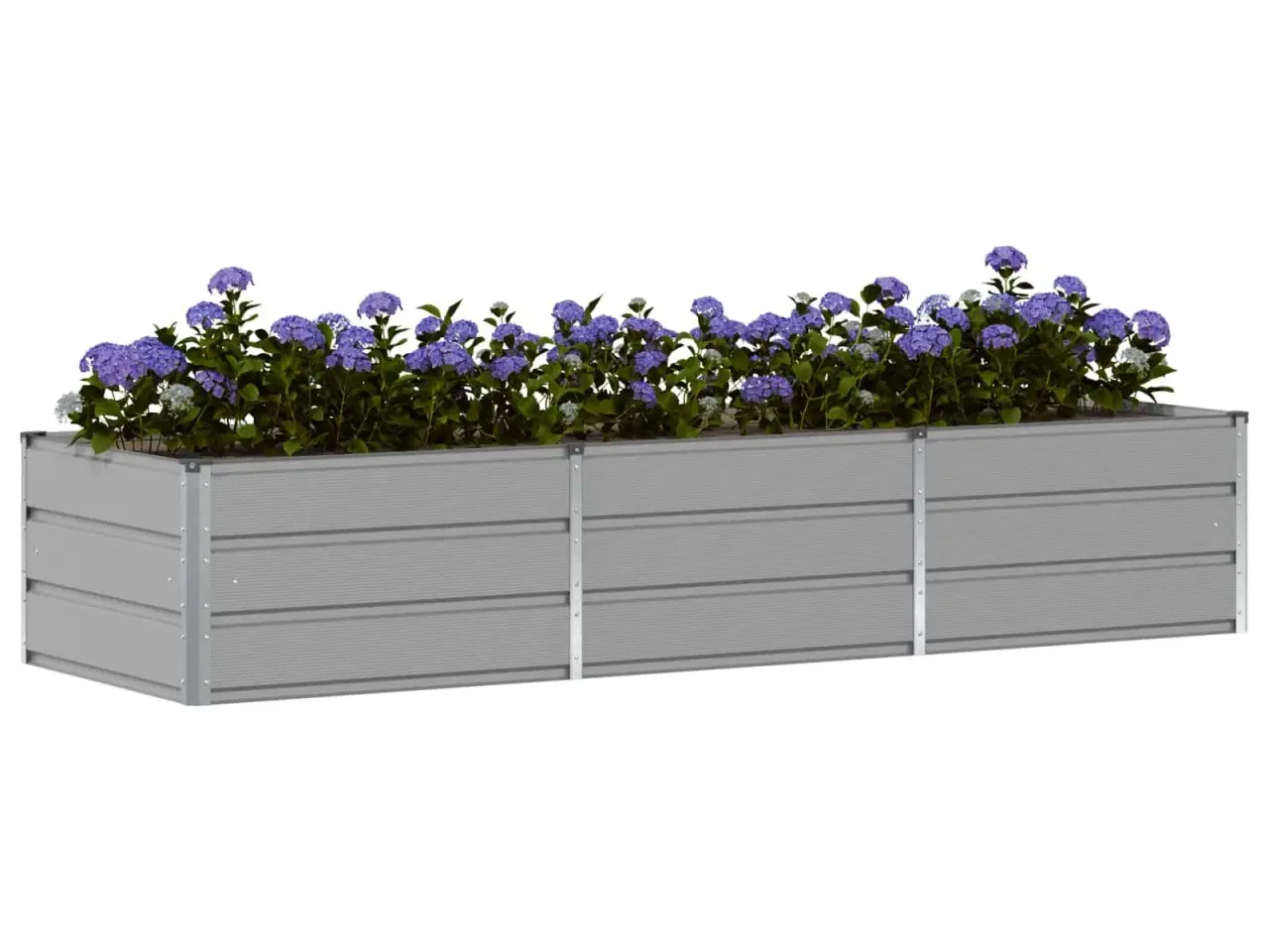 Billede 3 - Plantekasse Lysegrå 240 x 80 x 45 cm Stål