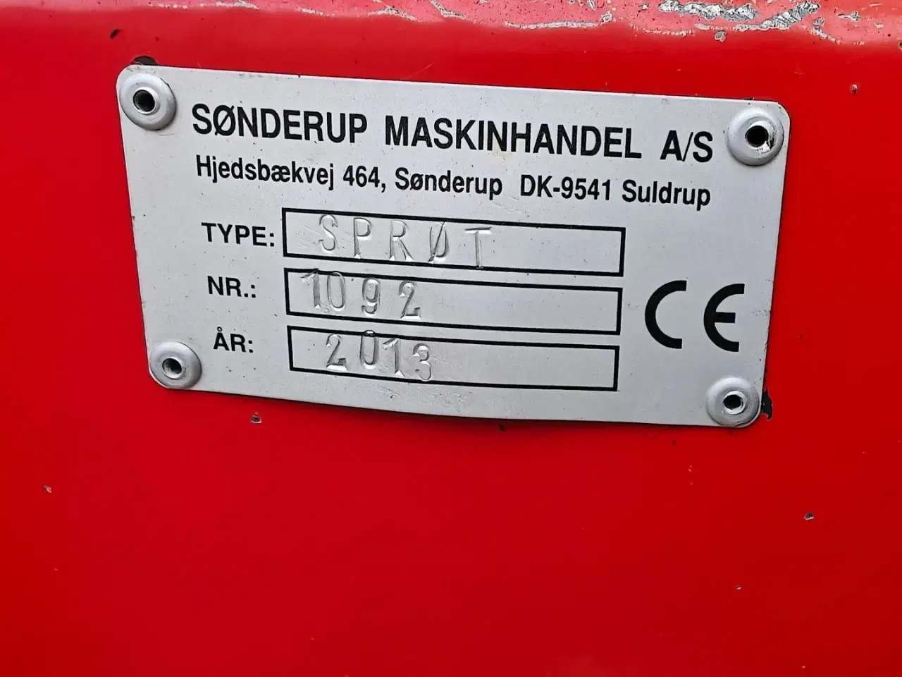 Billede 5 - FORT Sirio Sprøjte Sprøjte med bom