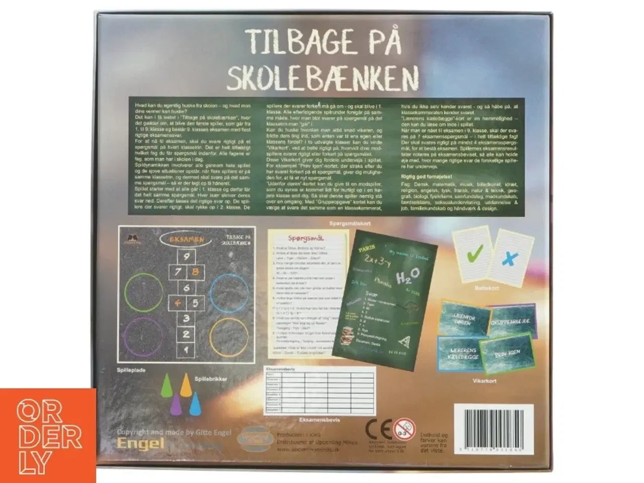 Billede 5 - Brætspil &#39;Tilbage på skolebænken&#39; fra Upcoming Minds (str. 27x27 cm)