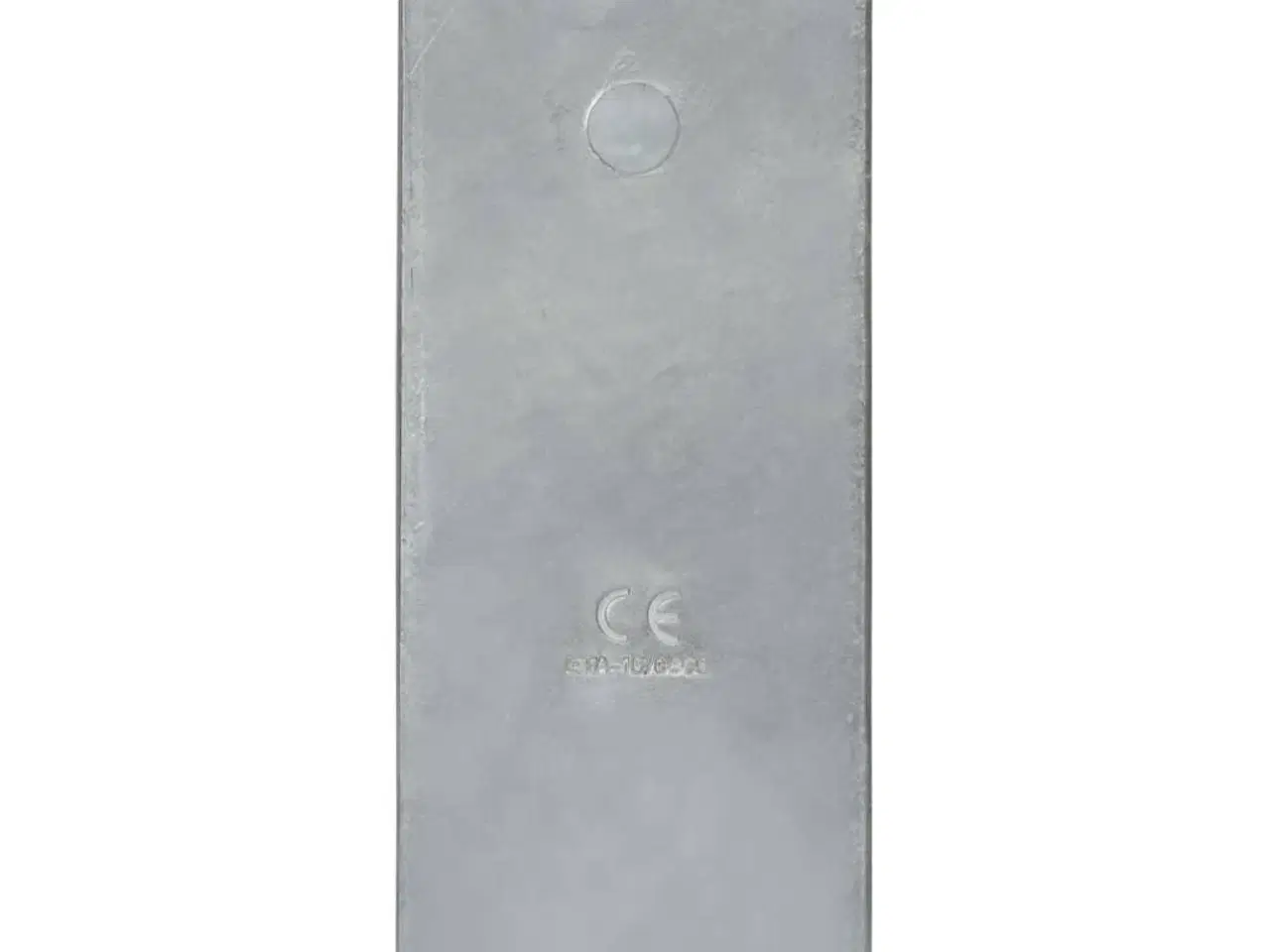 Billede 4 - Hegnspløkker 6 stk. 9x6x60 cm galvaniseret stål sølvfarvet