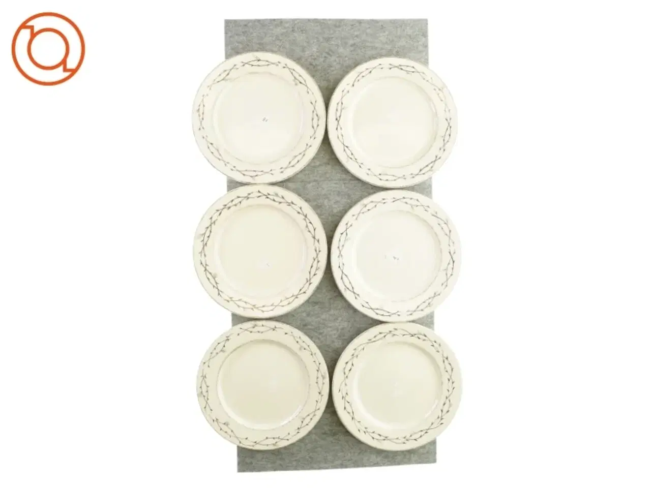 Billede 2 - Tallerkener med mønster (10 stk)