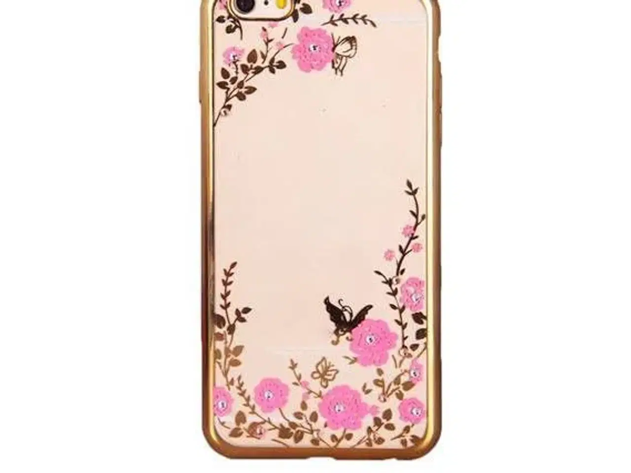 Billede 5 - Silikone cover med similisten blomster til iPhone 