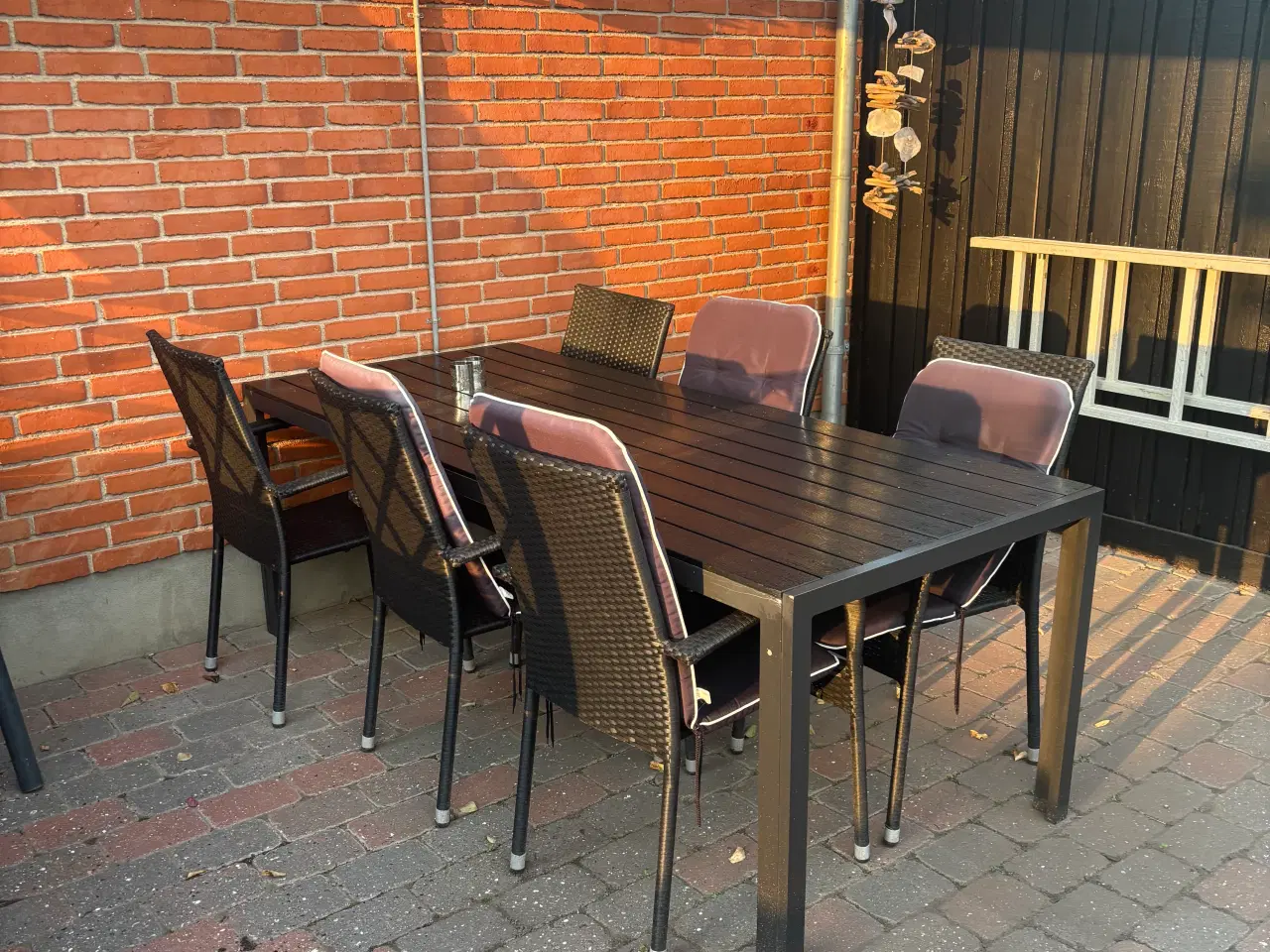 Billede 1 - Havebord med 6 stole 