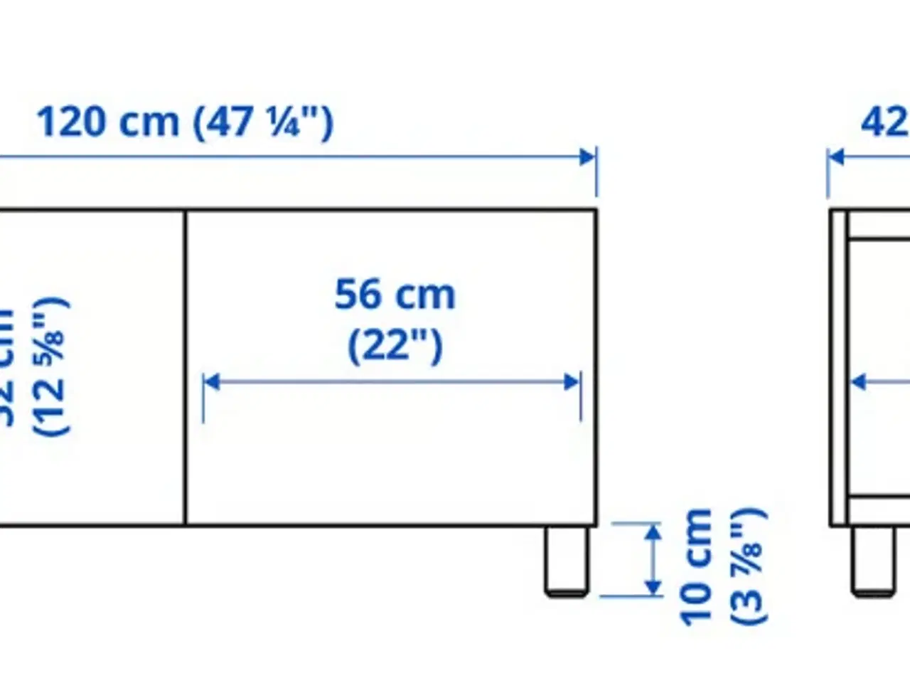Billede 3 - TV-bord med låger