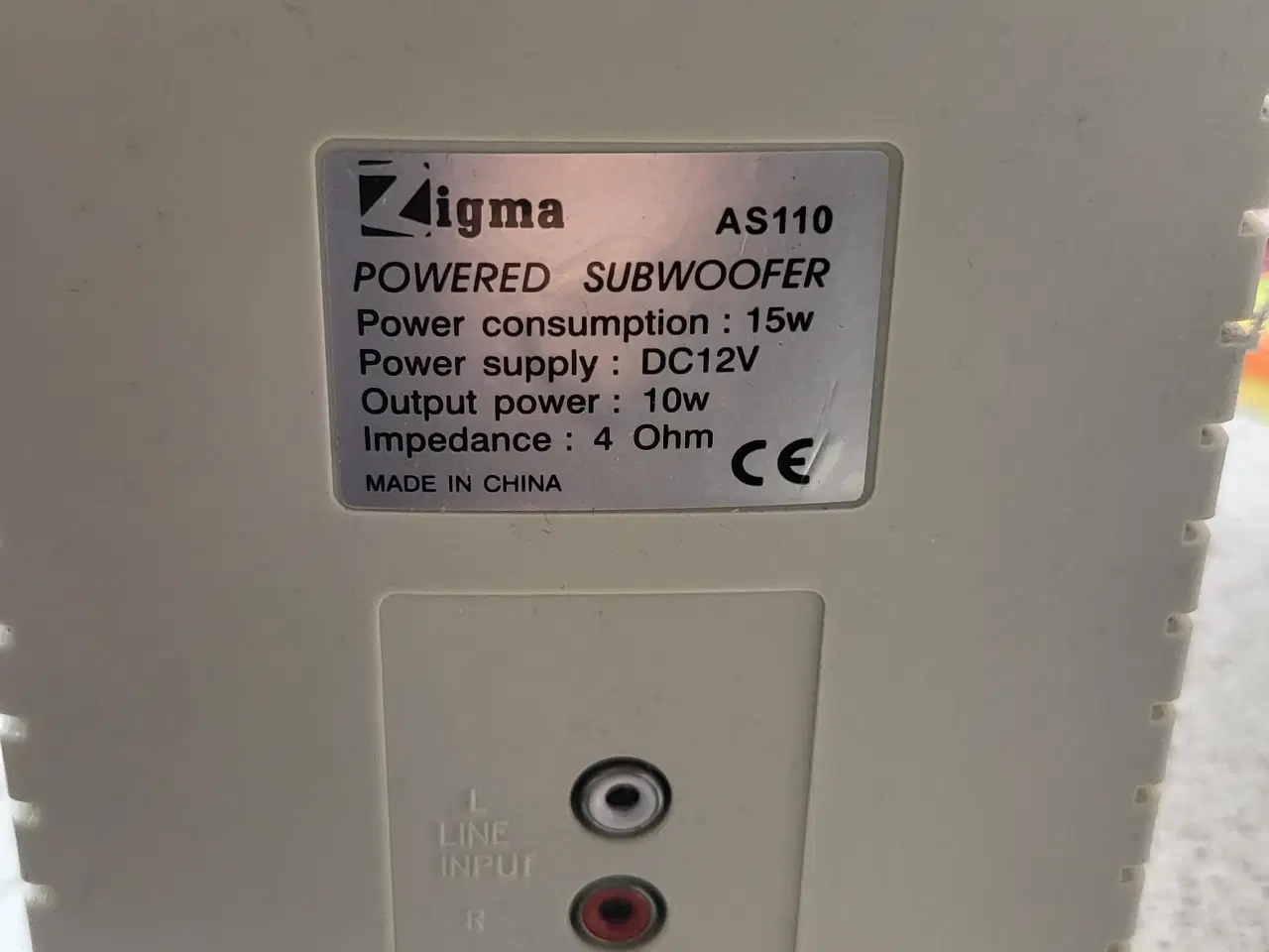 Billede 5 - Subwoofer til PC eller mindre anlæg