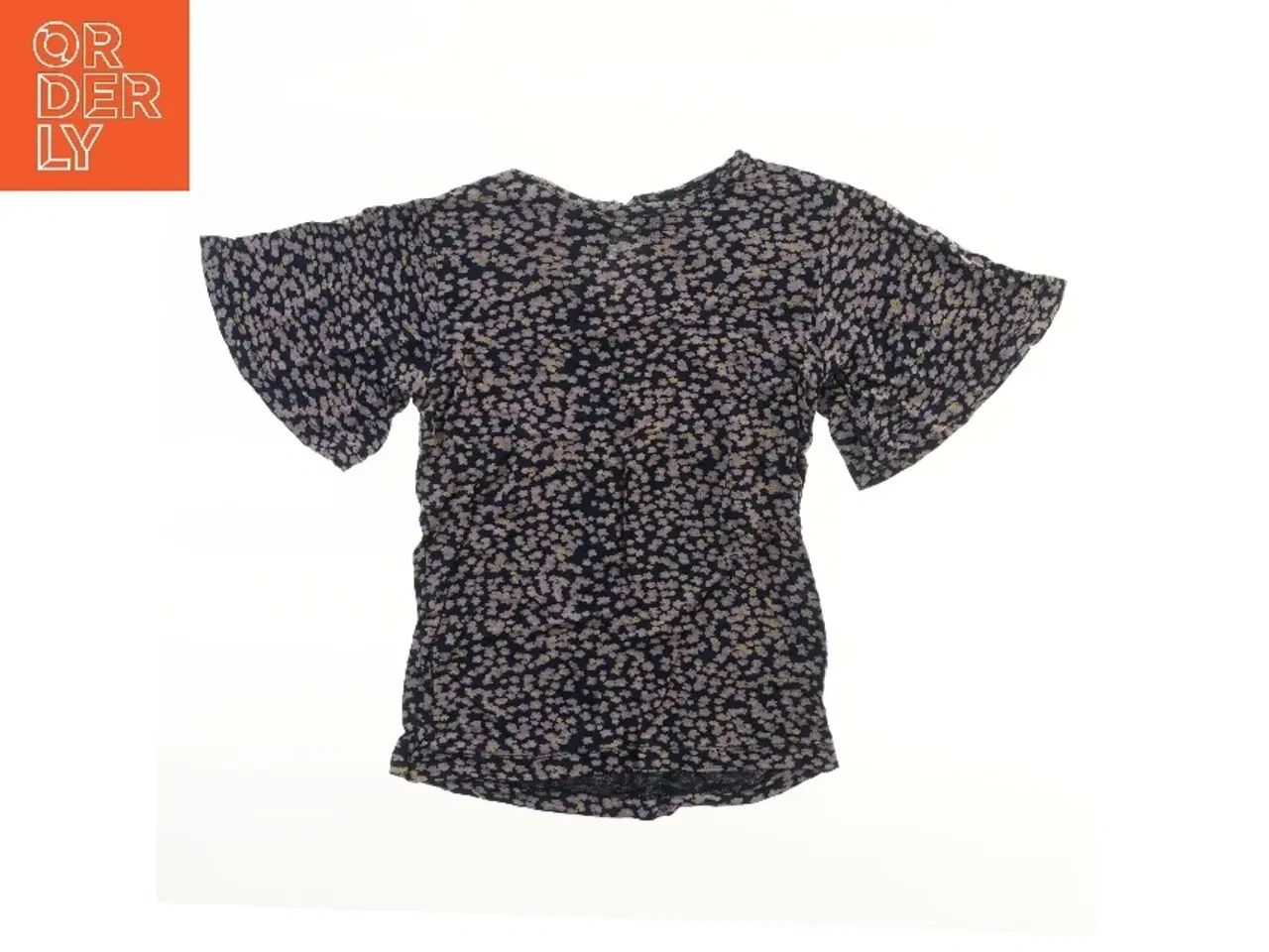 Billede 1 - Blomstret bluse med korte ærmer fra The New (str. 110)