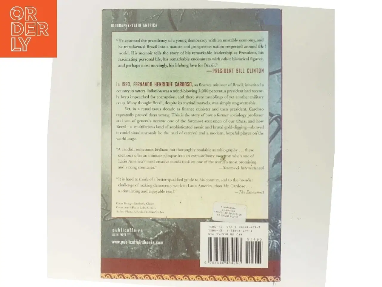 Billede 3 - The Accidental President of Brazil af Fernando Henrique Cardoso (Bog)