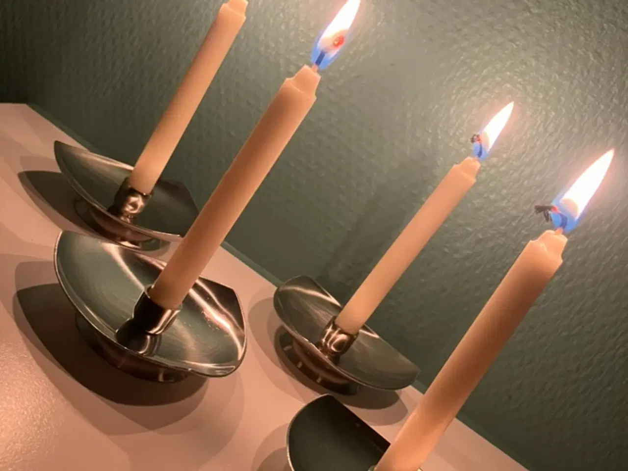 Billede 1 - Stelton stager til kertelys 