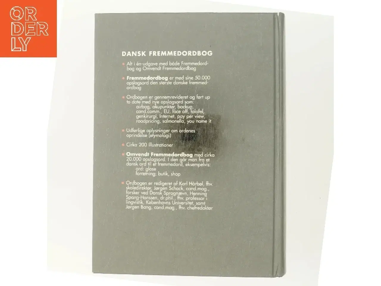 Billede 3 - Dansk Fremmedordbog af Karl Hårbøl (Bog)