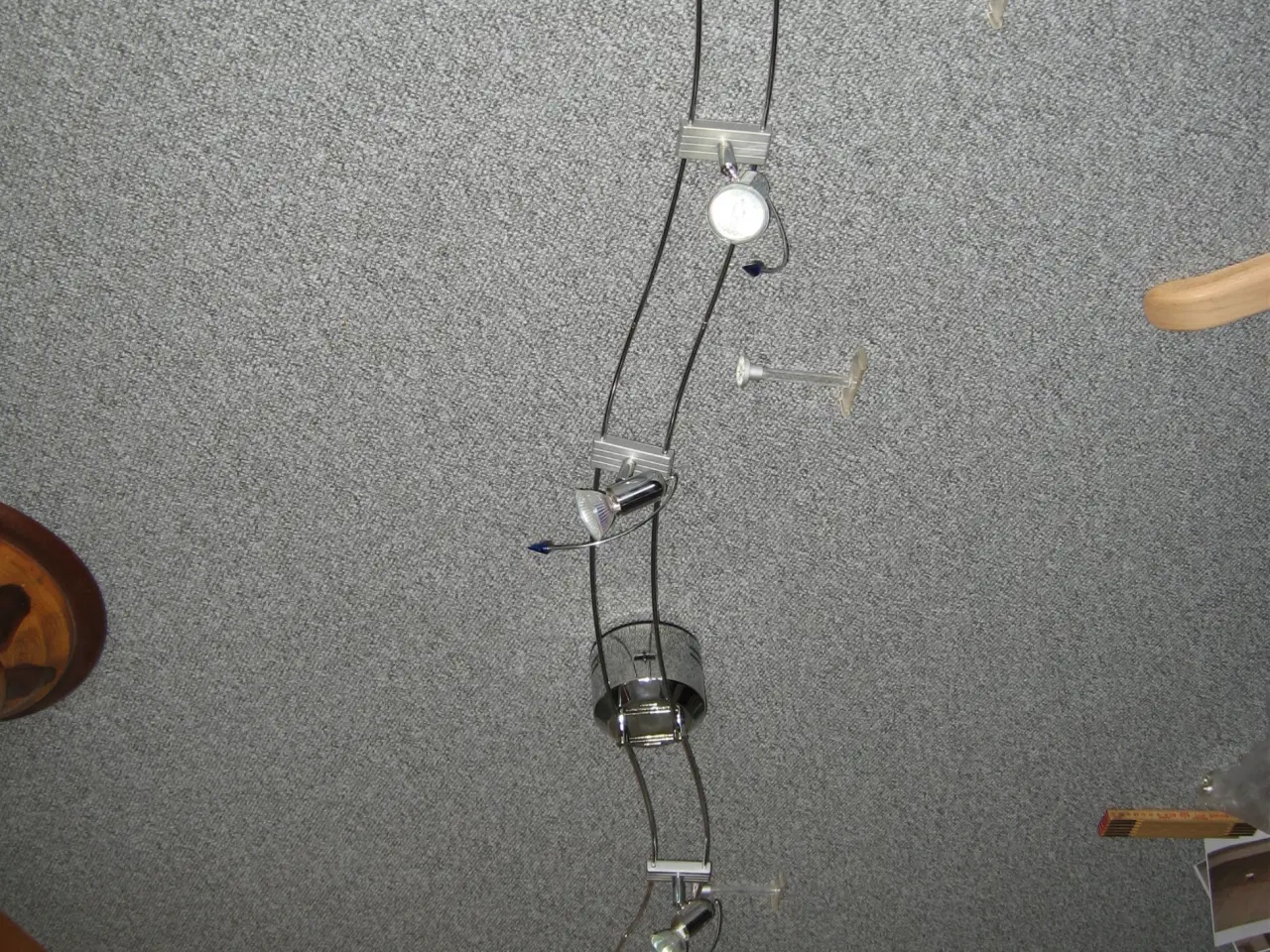Billede 1 - Snoet loftlampe med 4 spot