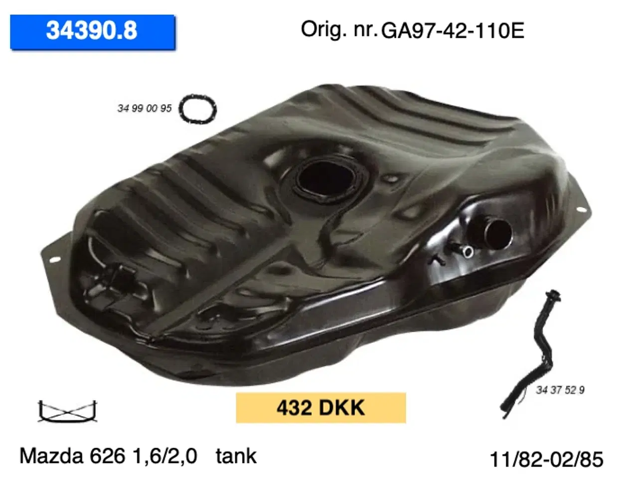 Billede 2 - Nye Mazda 626 (78-97) tanke m.m.