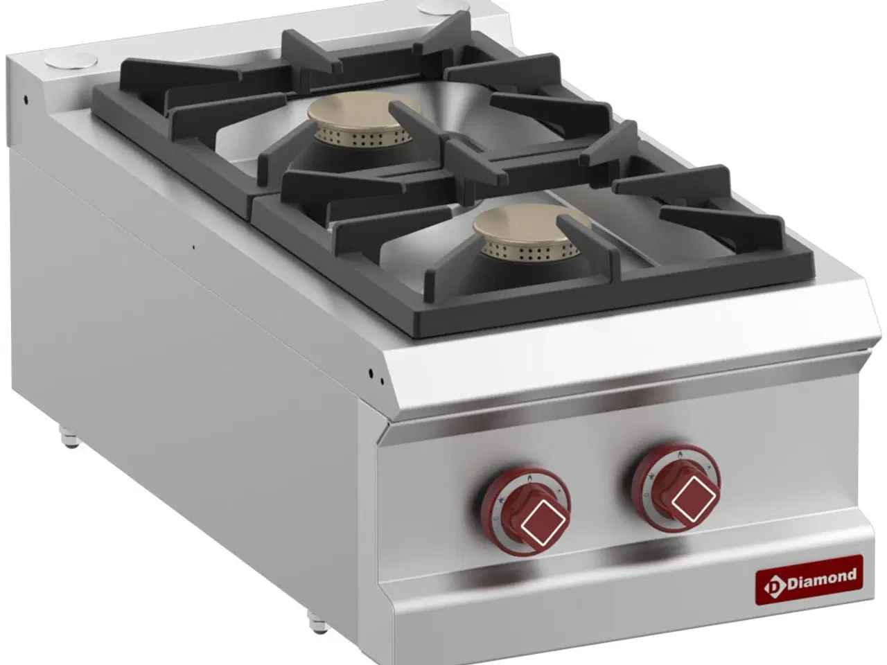 Billede 1 - Gaskomfur 2 blus – Bordmodel – (2x 7 kW)