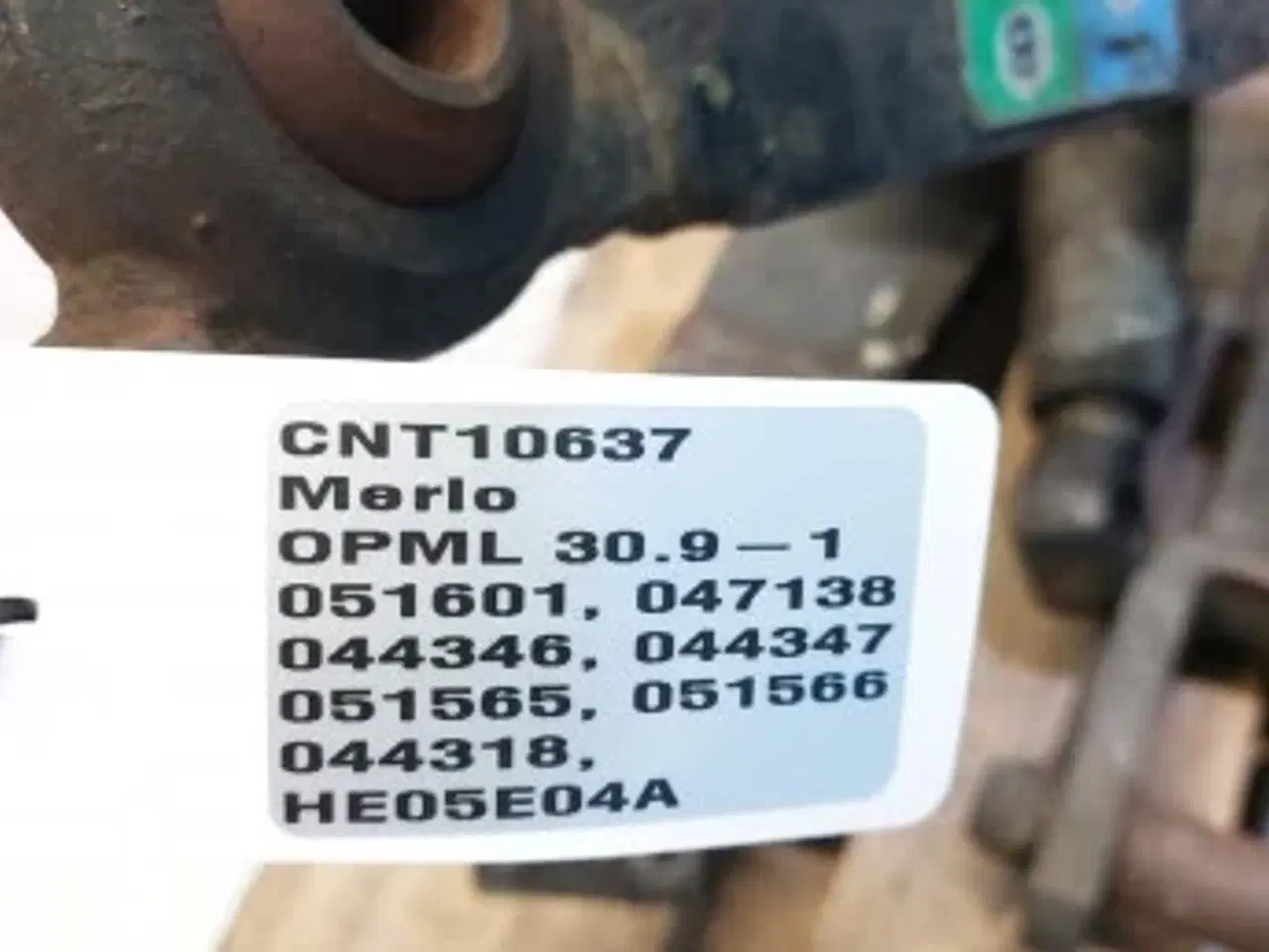 Billede 23 - Merlo 30.9 Rear Lift Sæt 051601