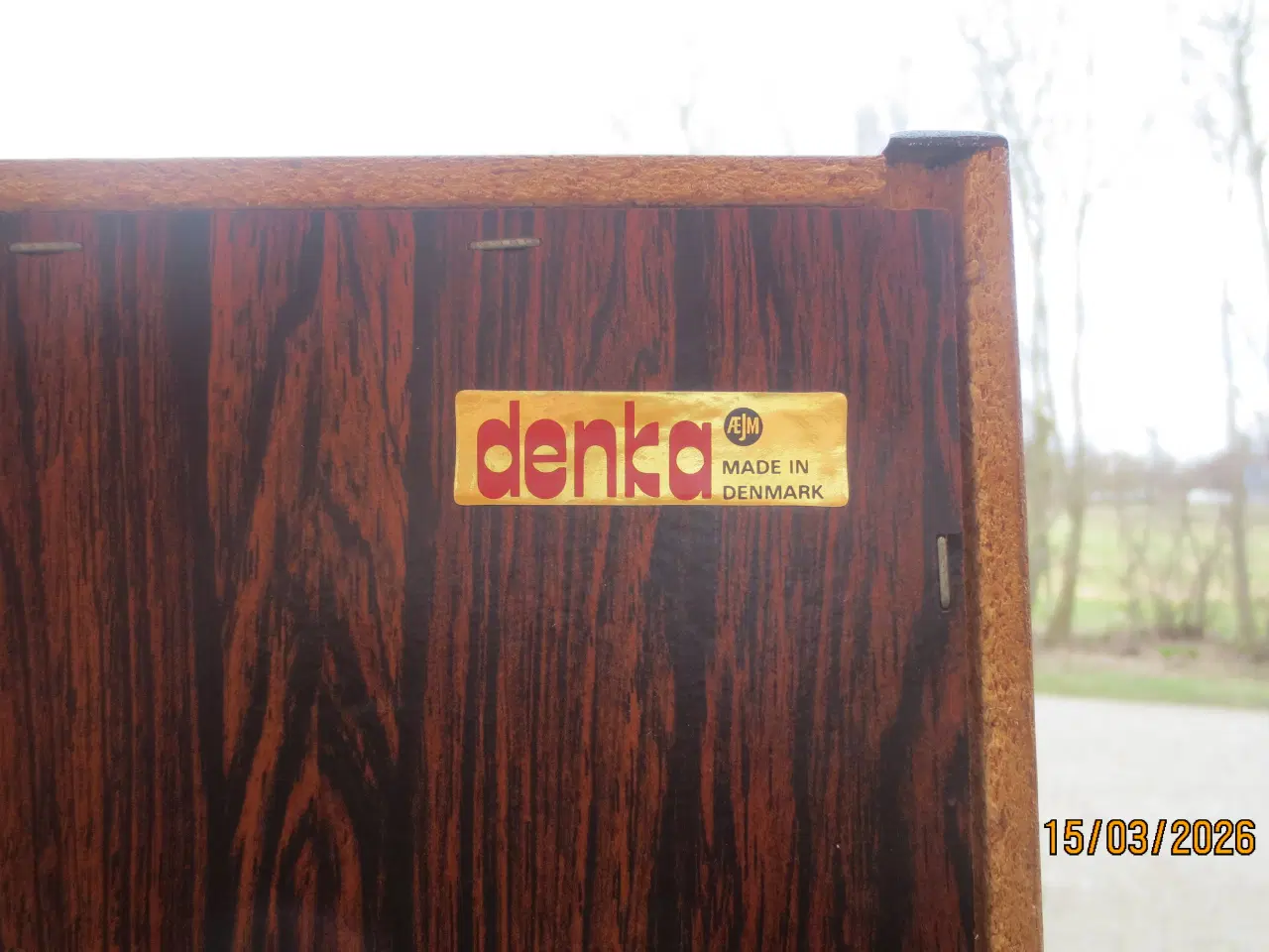 Billede 5 - 1 stk Palisander Reol med hylder og skab 