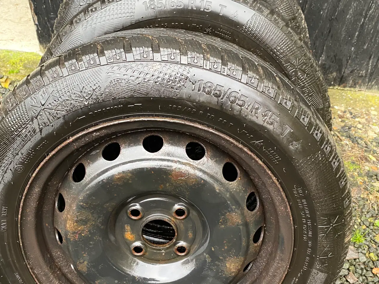 Billede 1 - 4 stk Vinterdæk på fælge passer på Hyundai I20