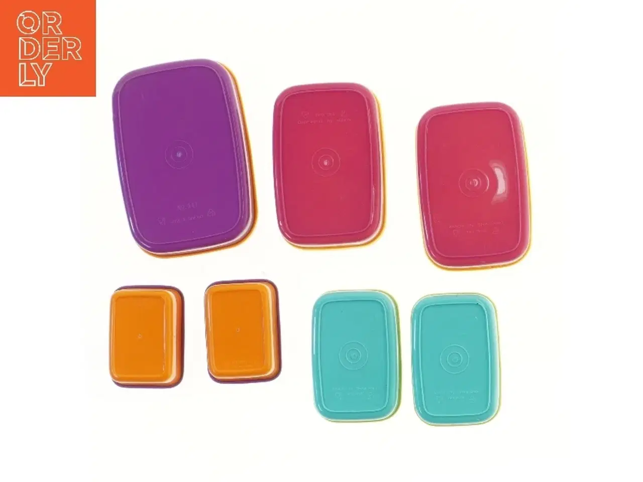 Billede 2 - Farvede plastikmadkasser fra Keeper (str. 9, 12, 15 og 17 cm)