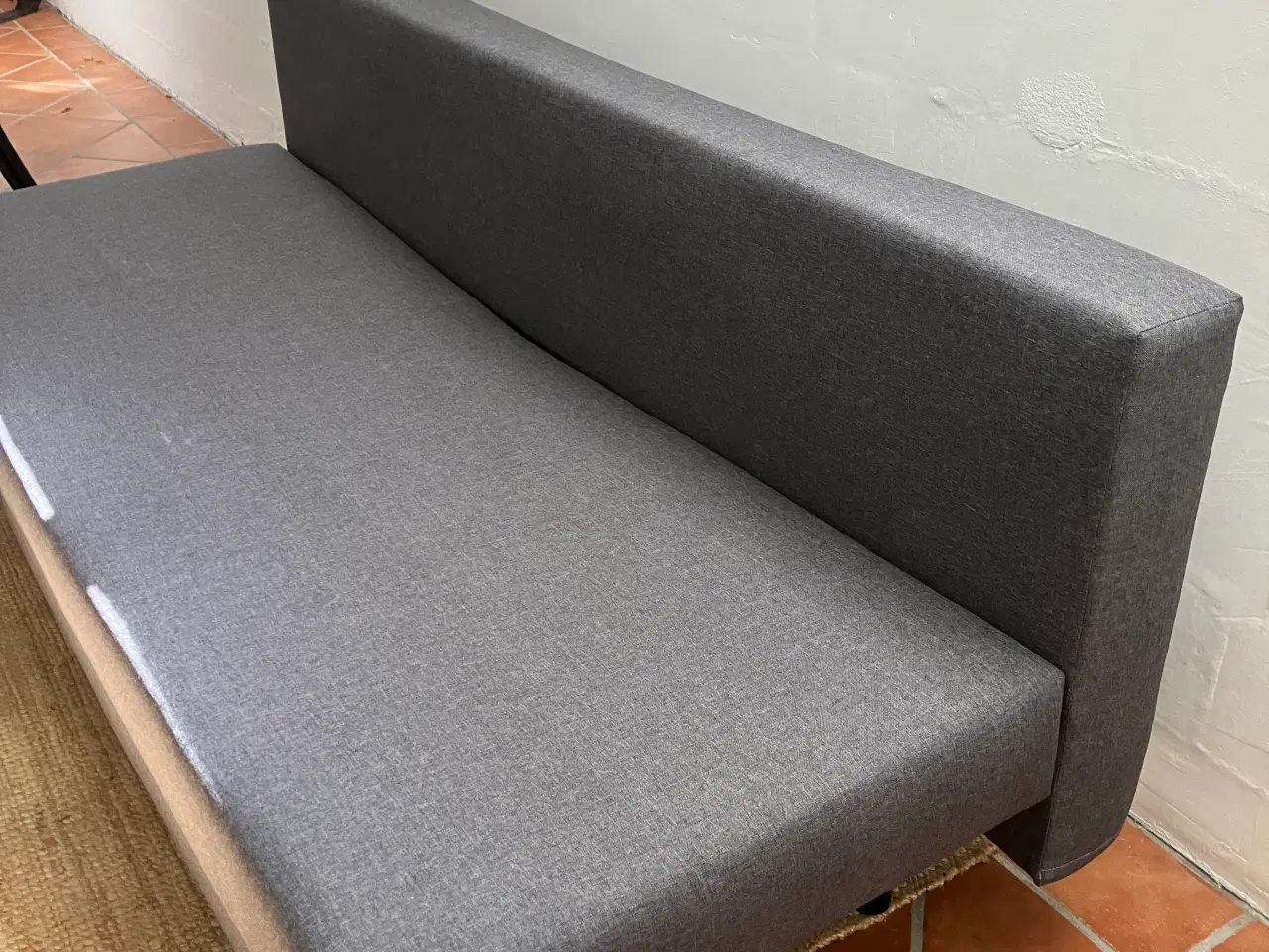 Billede 3 - Sovesofa ikea, pæn grå