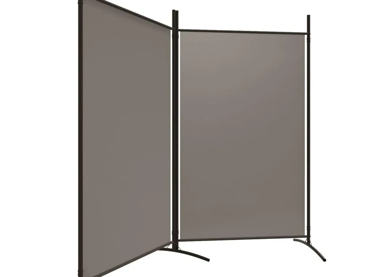 Billede 4 - 2-panels rumdeler 175x180 cm stof antracitgrå