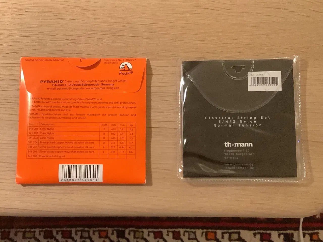 Billede 2 - 16 sæt nye strenge til klassisk guitar, ukulele mv