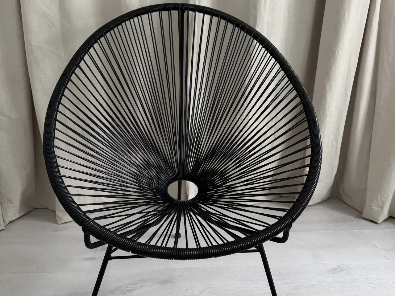 Billede 1 - Rigtig fin sort Mexico stol 