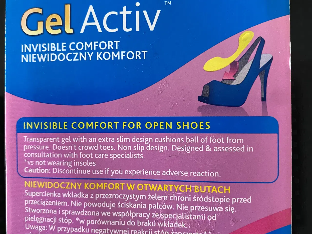 Billede 3 - SCHOLL Active Gel såler til åbne sko - uåbnet