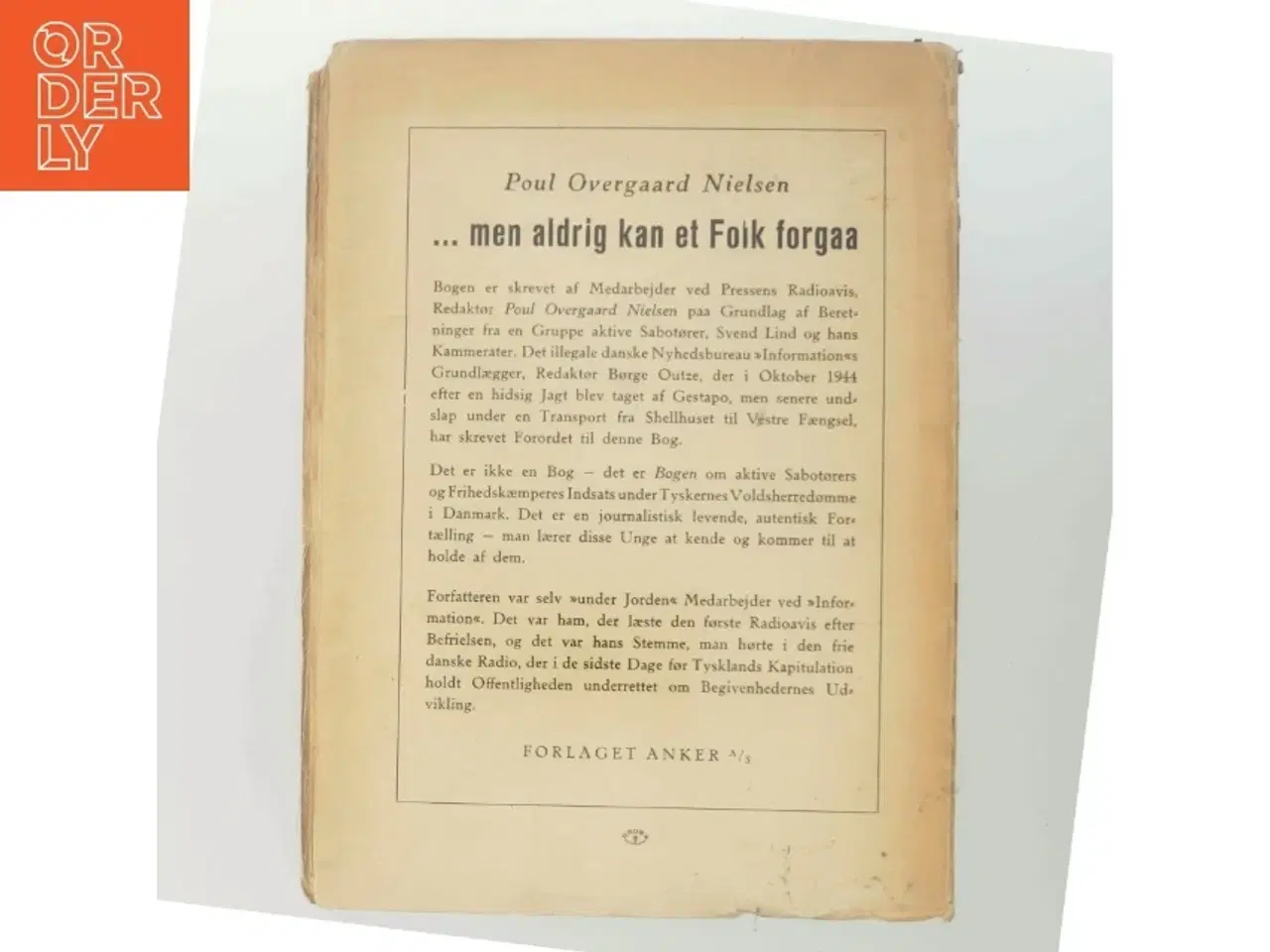 Billede 3 - ...men aldrig kan et Folk forgaa af Poul Overgaard Nielsen (Bog)