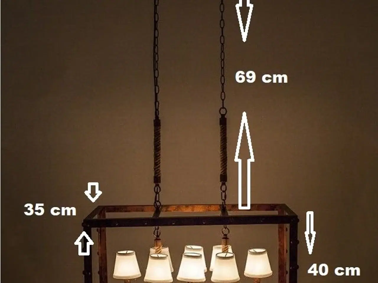 Billede 11 - Vintage Industriel loftslampe GRATIS FRAGT