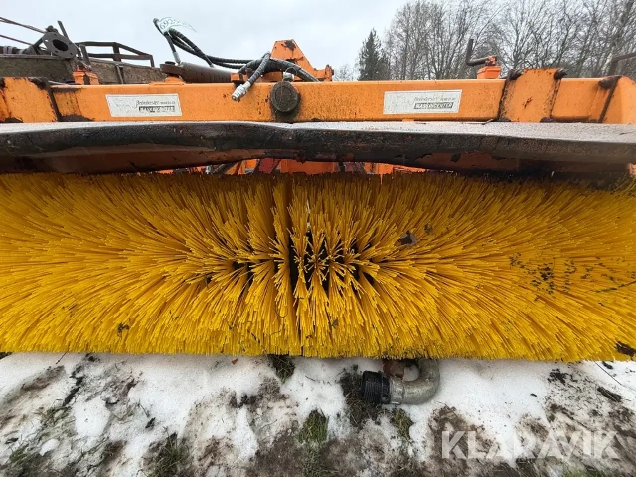 Billede 7 - Hydraulisk fejekost med oliepumpe Am Teho F21975