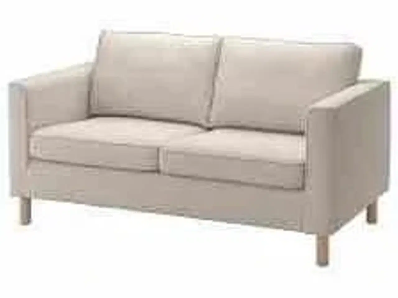 Billede 1 - Nebraska/Inge 2,5 pers sofa beige med sorte træben