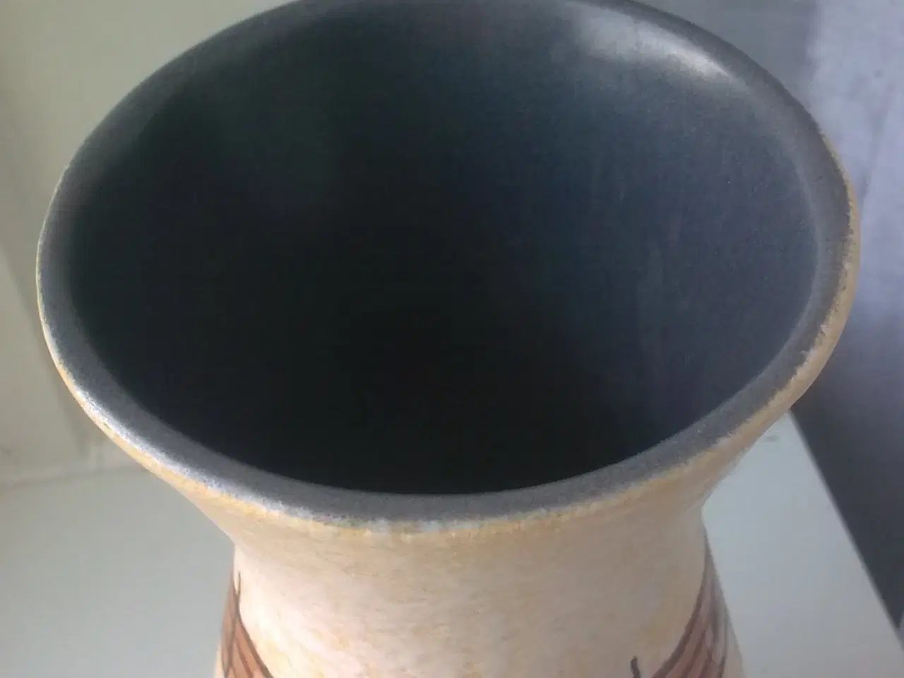 Billede 7 - HERTA keramik RETRO højvase T forår grene o.a.