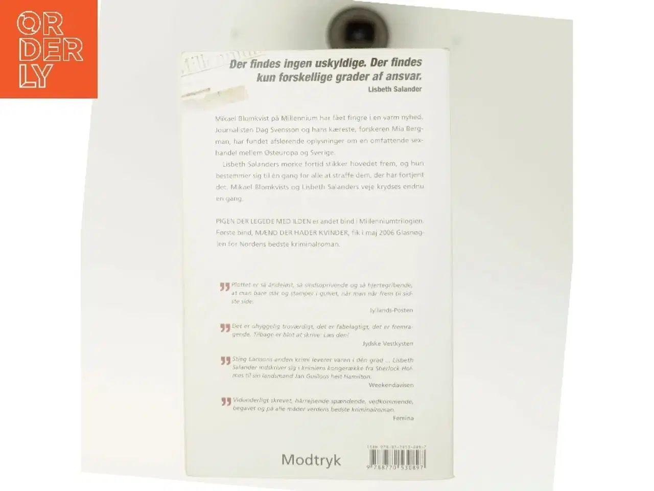 Billede 3 - Pigen Der Legede Med Ilden (Millennium, 2. Bind) af Stieg Larsson (Bog)