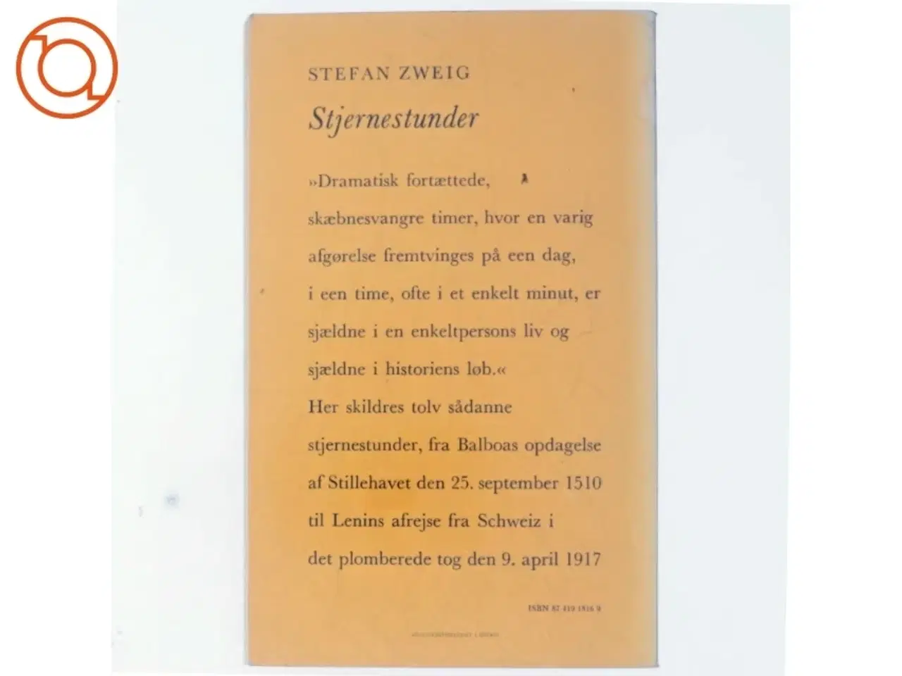 Billede 3 - Stjerne stunder af Stefan Zweig