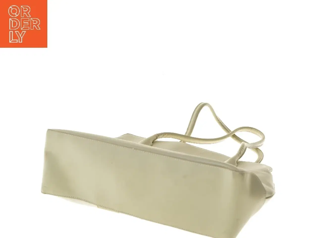 Billede 2 - Hvid og beige håndtaske fra David Jones (str. 38x24 cm)