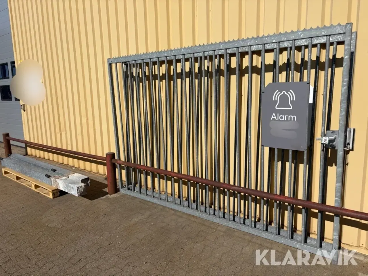 Billede 1 - Adgangsport galvaniseret - med stolper