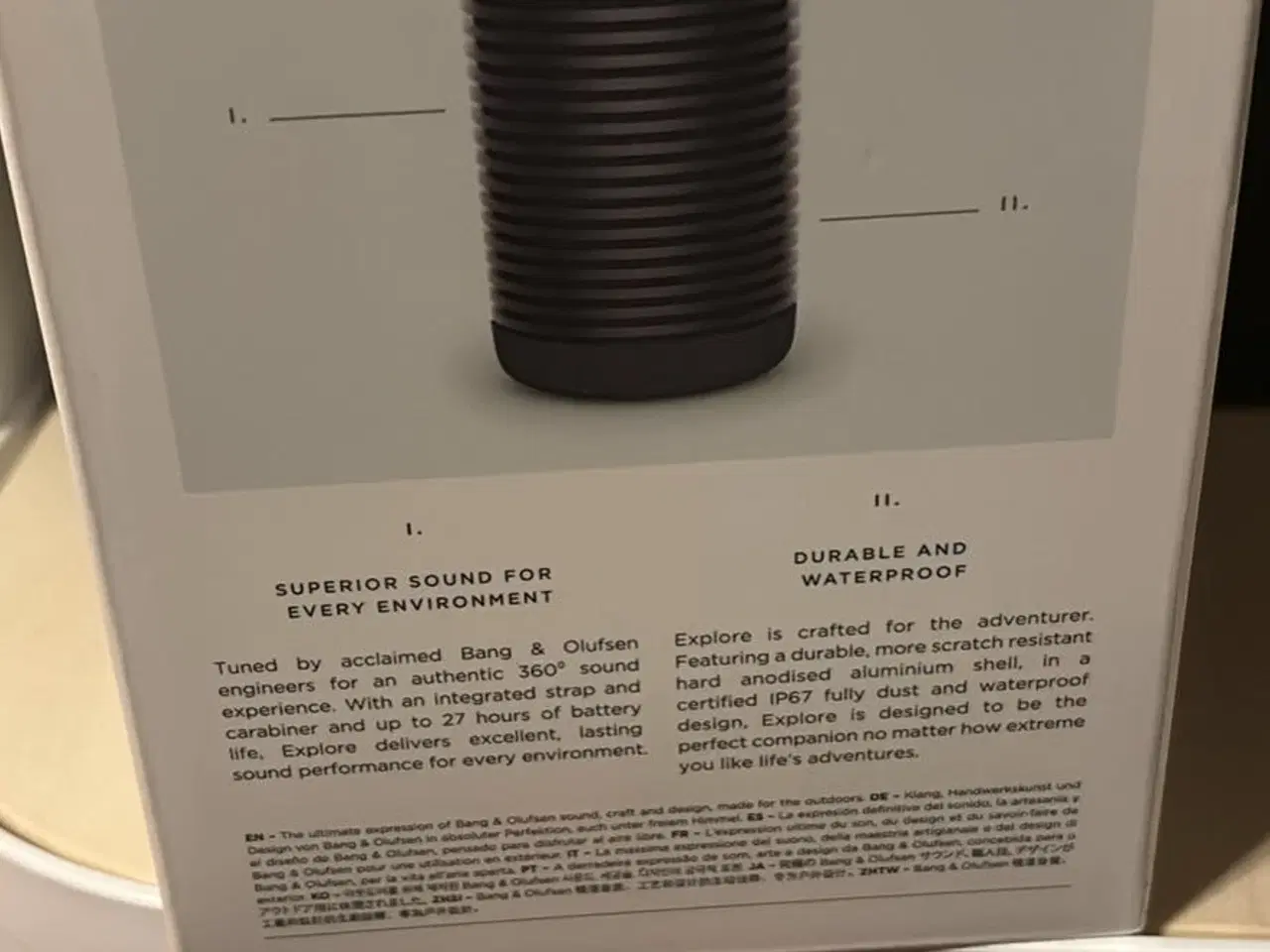 Billede 2 - B&O Beosound Explore trådløs bærbar højtaler