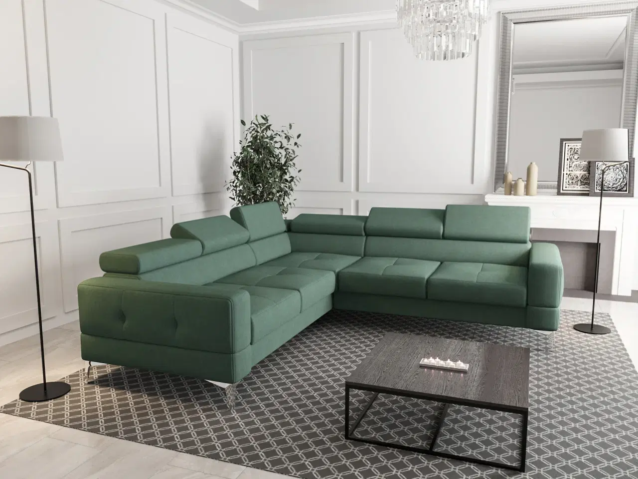 Billede 4 - TUTSEPI MAX HJØRNESOFA 250×250 PRIMO 61 VENSTRE