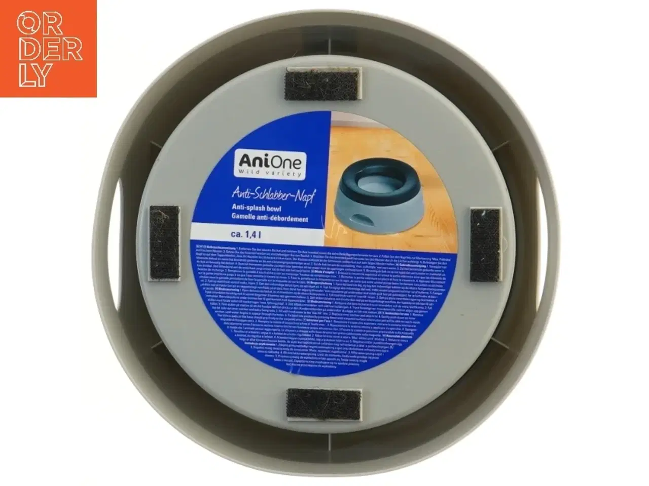Billede 4 - Anti-skvulp skål til dyr (str. Ø 24,5 cm)