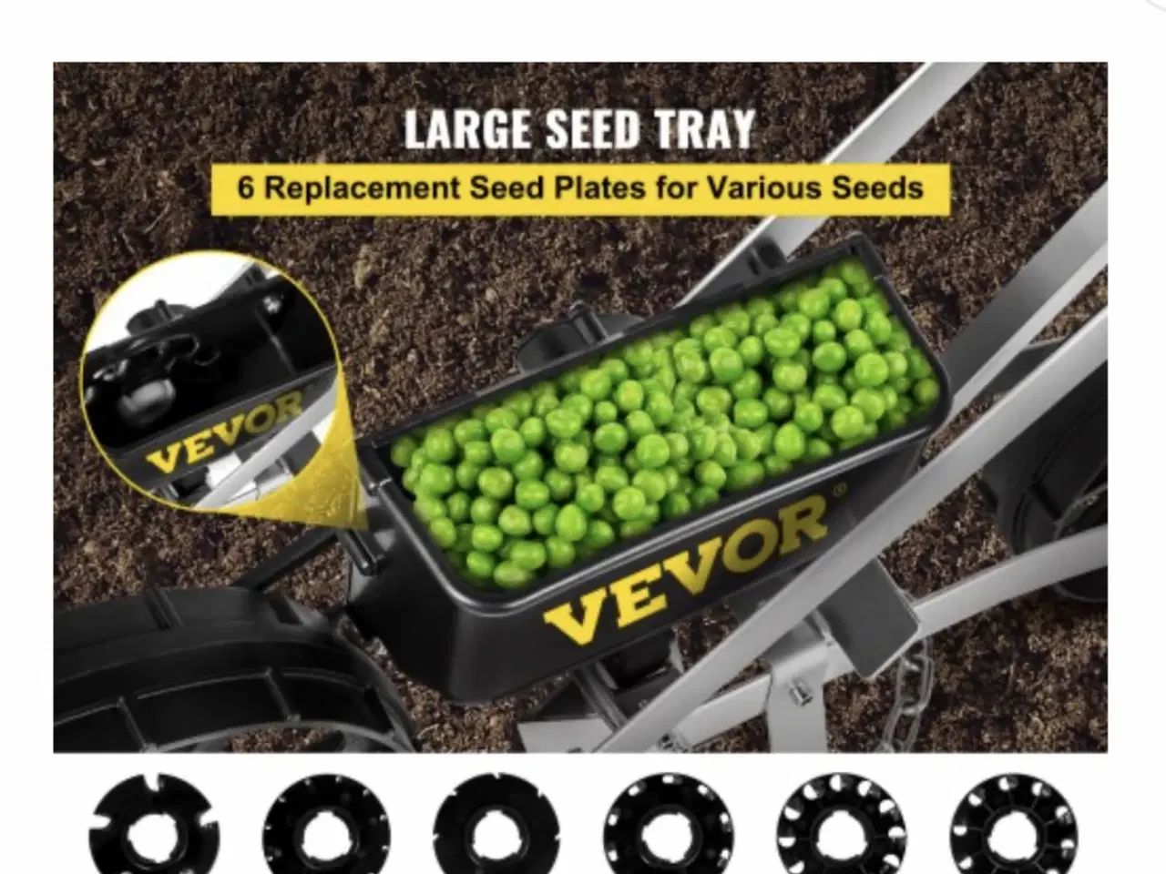 Billede 1 - Helt ny VEVOR havesåmaskine