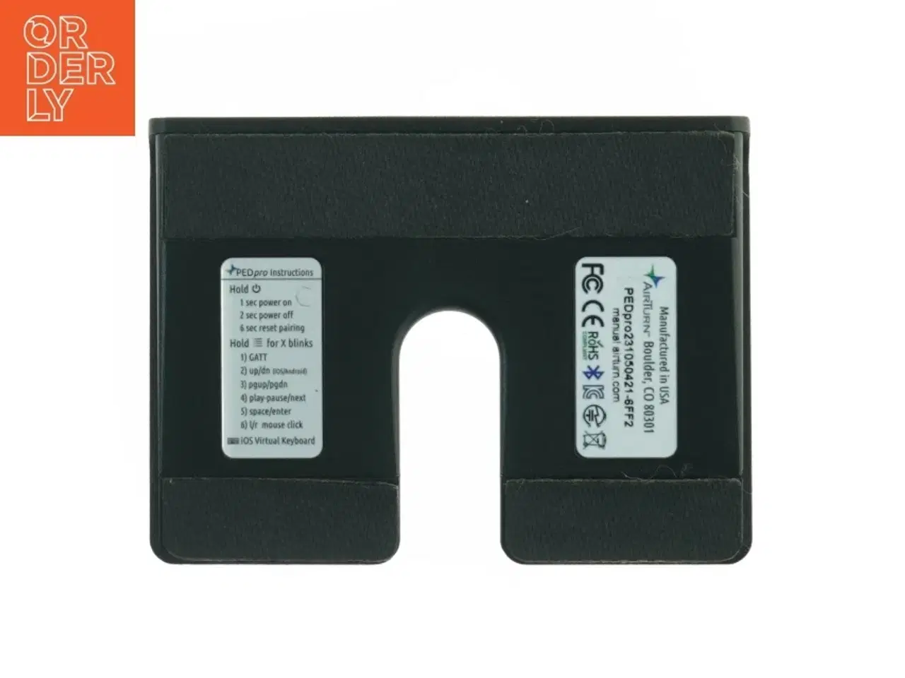 Billede 2 - Airturn PedPro fodkontroller (str. 15 x 11,5 cm)